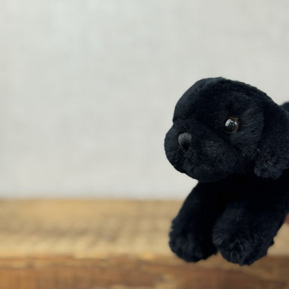 E&J Classic Vintage Labrador Puppy - Tiny Puppy Jet Black Rare Retired Small Lab