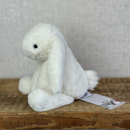 Jellycat SMALL White Smudge Bunny Rabbit - White Company White Bunny Smudge 10”