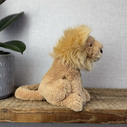 Jellycat Leonardo Lion Small Cat Long Tail - Sitting Jellycat Lion Small 7”