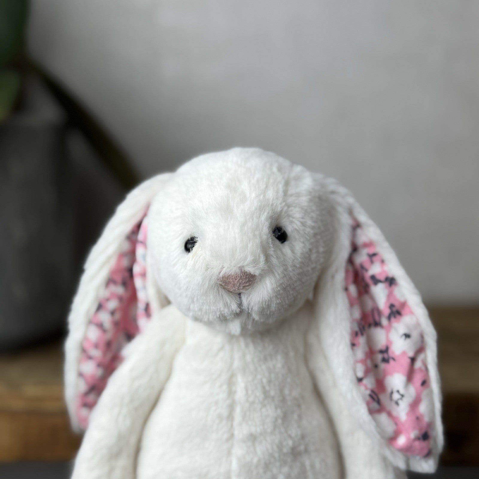Jellycat Small Blossom Cherry Bunny Rabbit - Cream Rabbit Blossom Little 8”