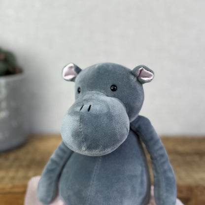 Jellycat Medium Dancing Darcy Hippo Ballerina - Animal In Tutu Retired 12”