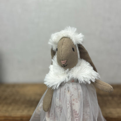 Maileg Mini Bunny - Brown Mini Bunny Princess (Custom Princess Outfit)