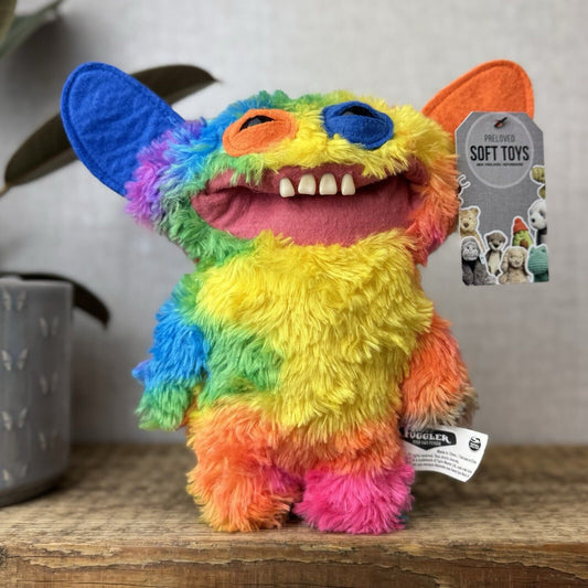 Fuggler Snuggler Grin Grin Fug - Rainbow Fluffy Fuggler Funny Ugly Monster
