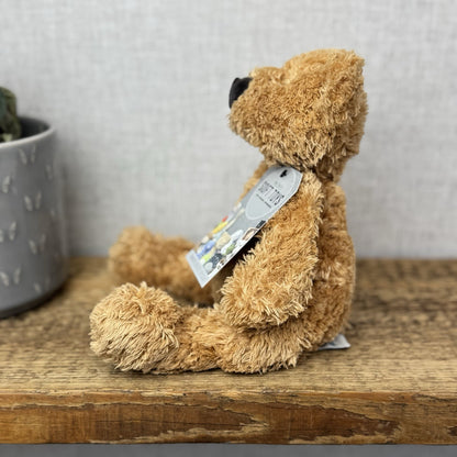 Jellycat  Tumbler Bear - Golden Scruffy Bunglie Style Bear Beanie Plush 10”