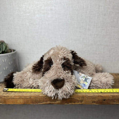 Jellycat Medium Truffles Spaniel Dog - Tan/Brown Floppy Dog Pillow Retired 15”