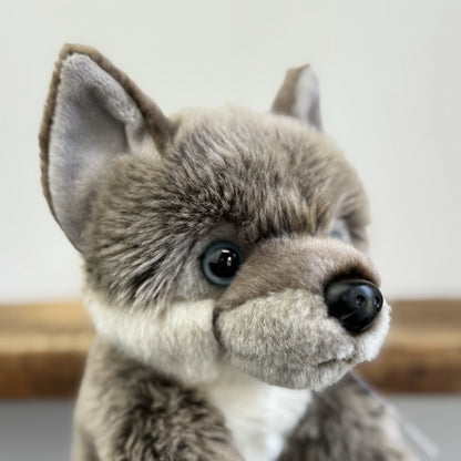 BBC Earth Husky Wolf Soft Toy Plush Posh Paws 2008 - Retired Beanie Realistic