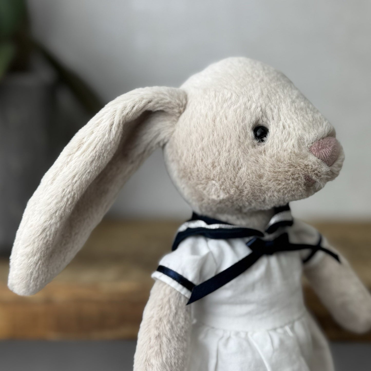 Jellycat Sailing Lottie Bunny  - Bunny In Sailor Dress Retired - Small 10"