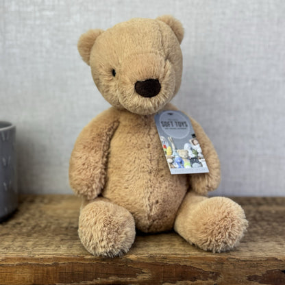 Jellycat Medium Puffles Bear - Soft Light Beige Super Soft Bear Retired 12" (#2)