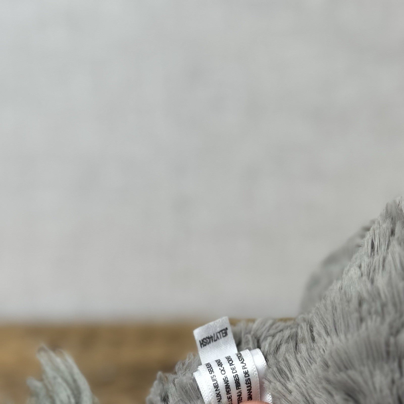 Jellycat Squishu Elephant - Small Grey Colour Textured Elephant Retired 10"