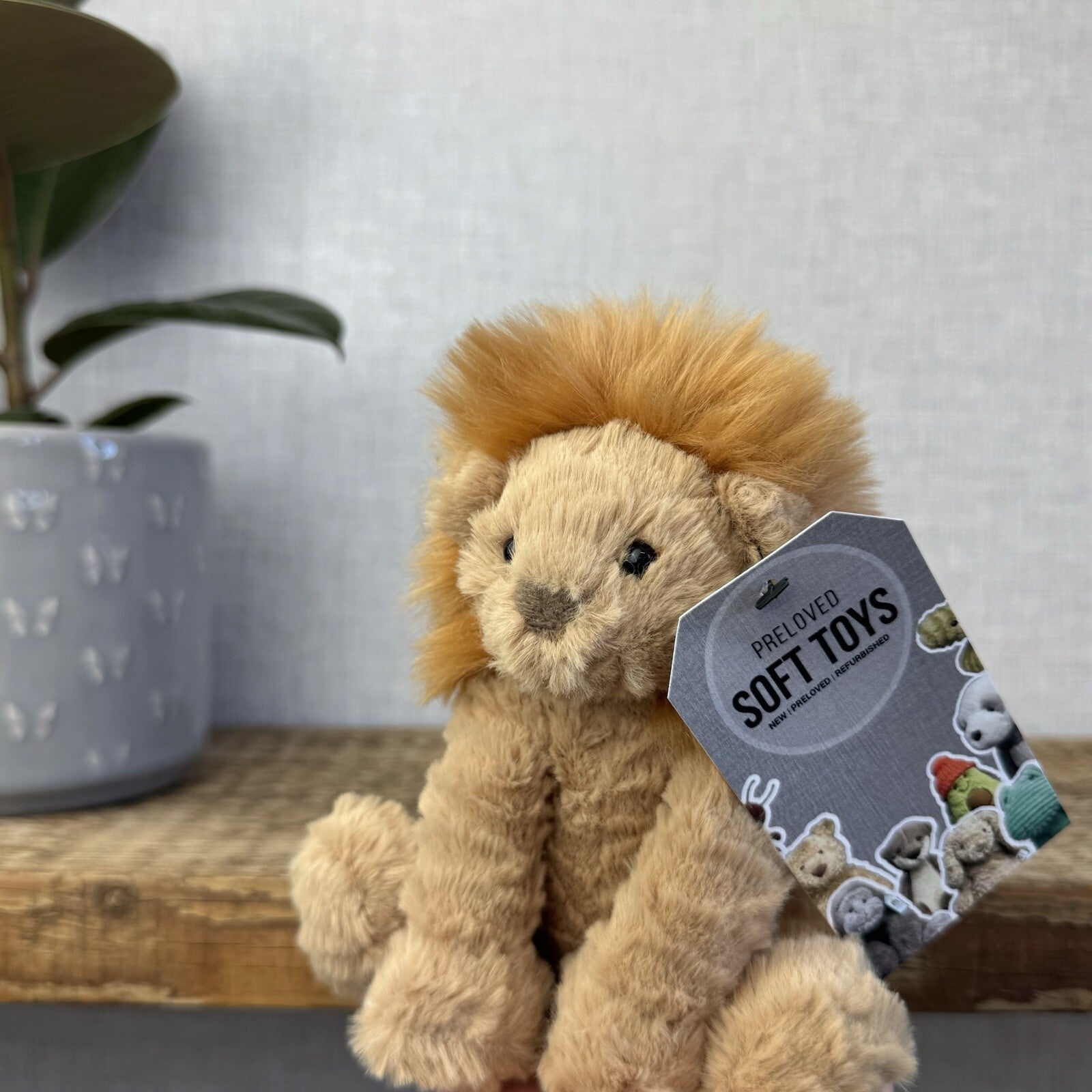 Jellycat Tiny Fuddlewuddle Lion - Tiny Fuddlewuddle - Baby Fluffy Lion 5" (2)