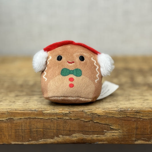 Squishmallow Squishville - Jordan Gingerbread Man - Mini Gingerbread Plush