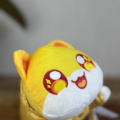 Aphmau MeeMeows - Noi Yellow Cat Glitter Edition Yellow Hooded Cute 6"