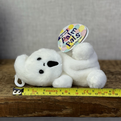 Aurora - Palm Pals Mini Beanbag Plush - Boo Ghost Mini White Halloween Plush 5”