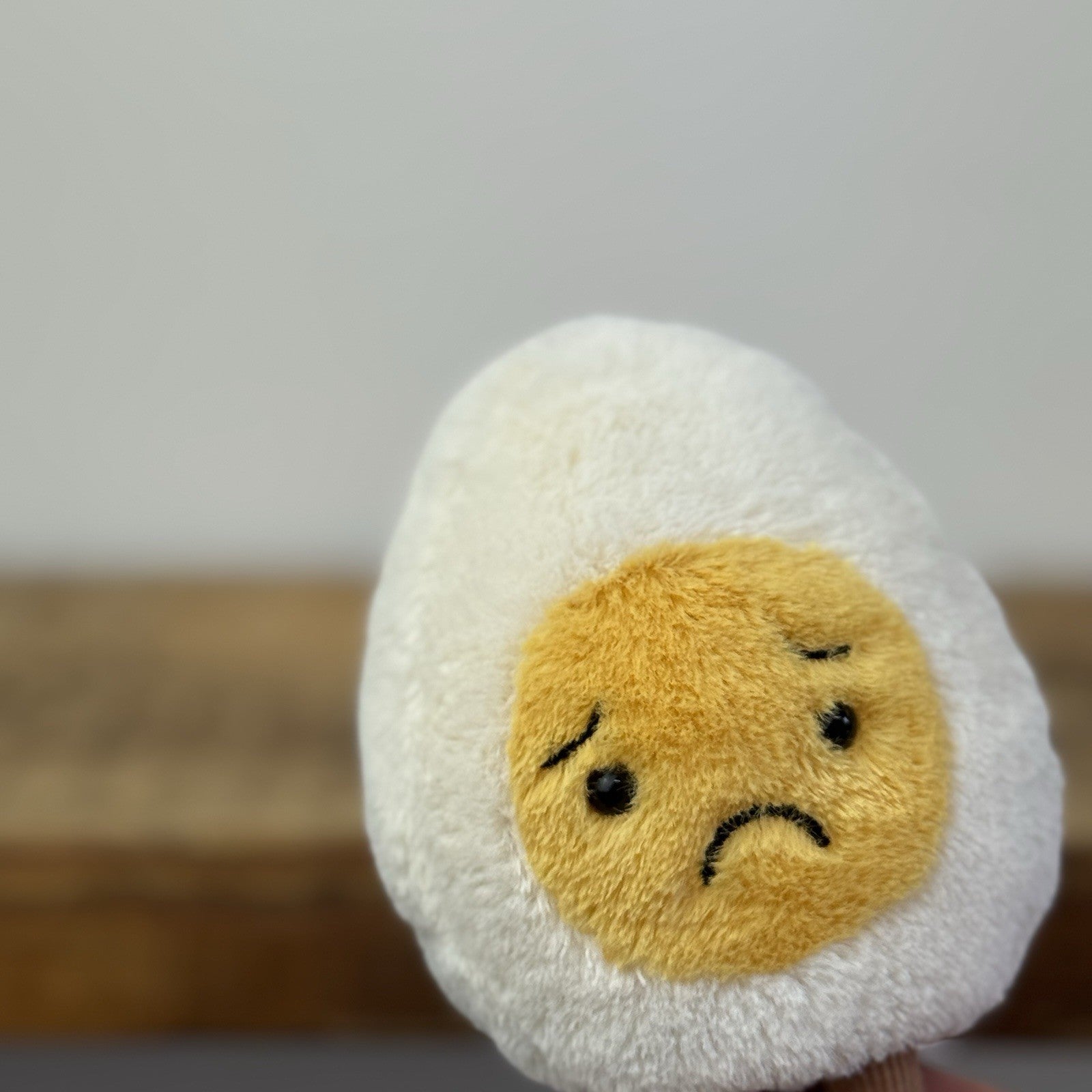 Jellycat Sorry Boiled Egg Soft Toy - Rare & Retired Sad Egg Plush Collectible 5"