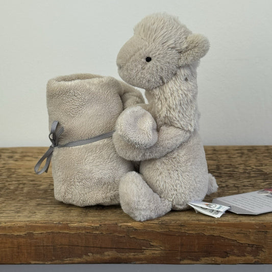 Jellycat Bashful Llama Comforter Soother Lovey Blankie Soft Toy US Exclusive