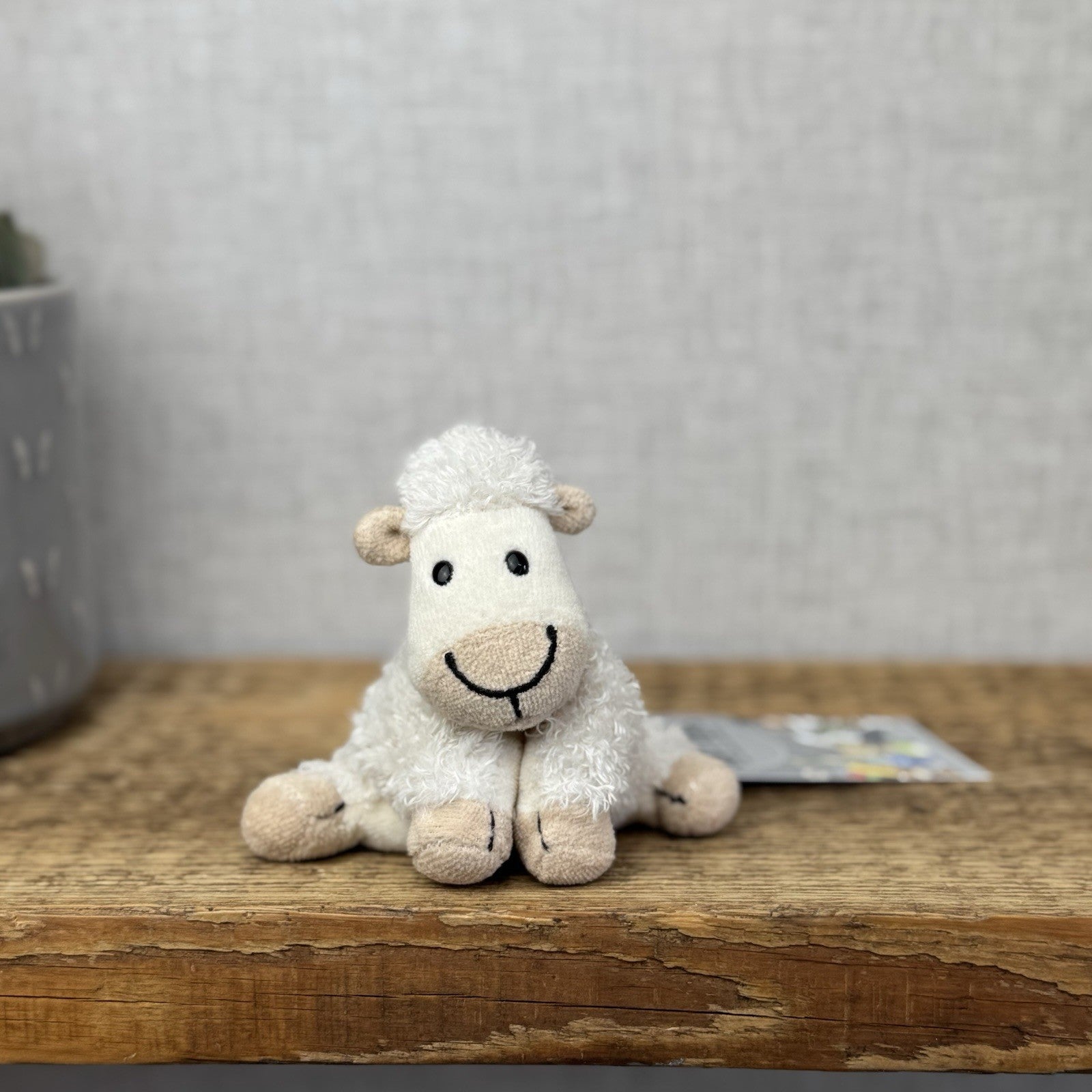 Jellycat Tiny Truffles Sheep/Lamb - Tiny Cream Fluffy Lamb Mini Beanie Toy 4”