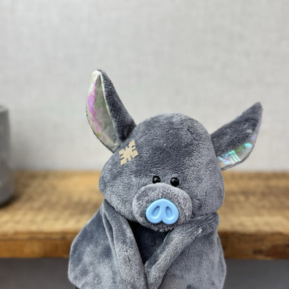 Blue Nose Friends Medium Echo Bat #32 Grey Shiny Bat 8"
