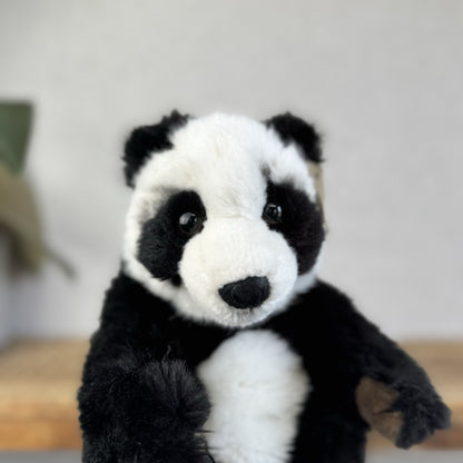 WWF Anna Club Plush Panda - Small Vintage Panda Soft Toy Beanie Super Fluffy 10”