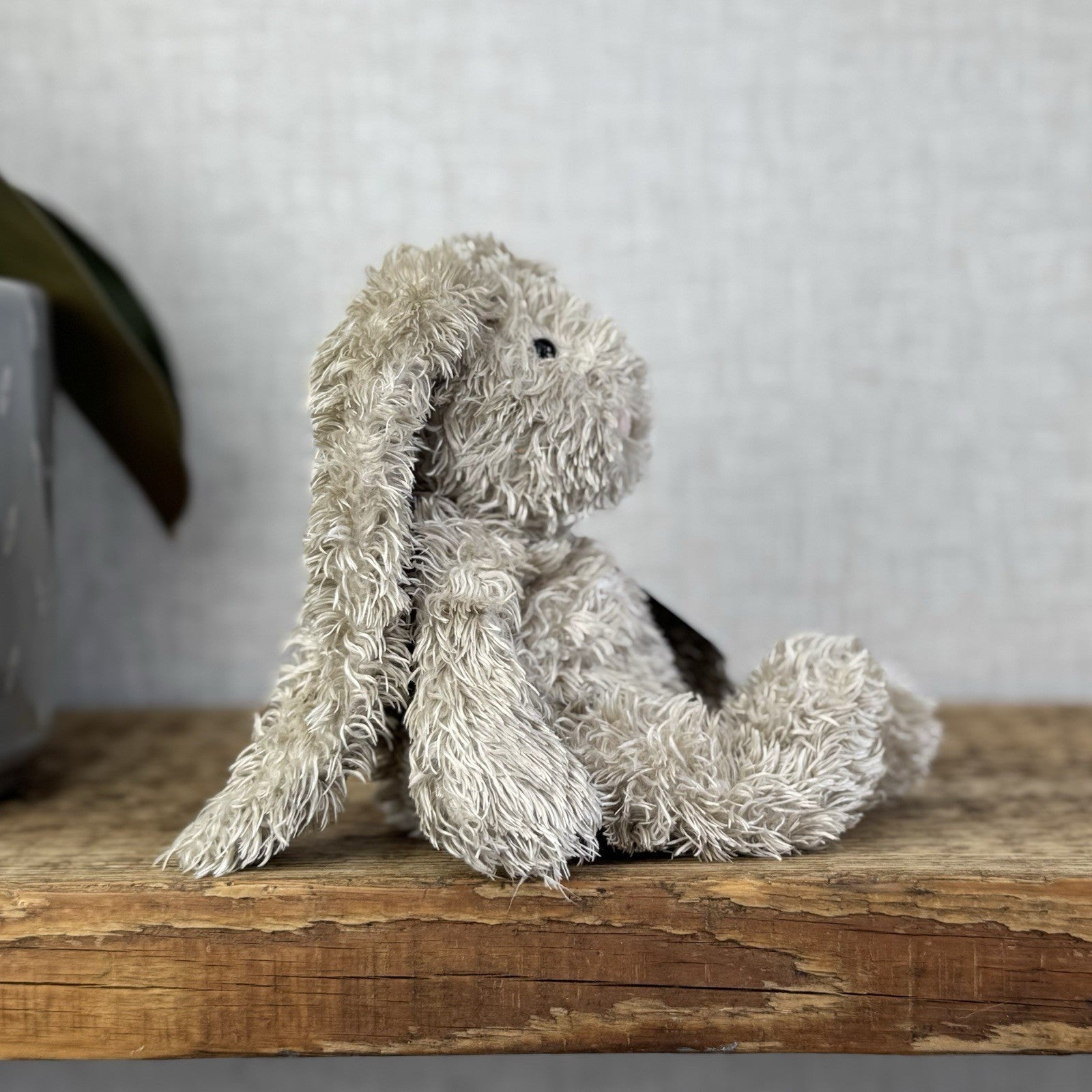 Jellycat Small Tumbler Bunny - Long Ear Beige Scruffy Bunglie Style Rabbit 7”