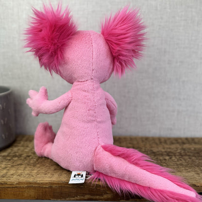 Jellycat Alice Axolotl Medium Retired New With Tags Sea creature Plush 12”
