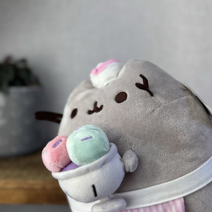 Pusheen Ice Cream Parlour Plush - Retired Claire’s Exclusive Pusheen With Tags