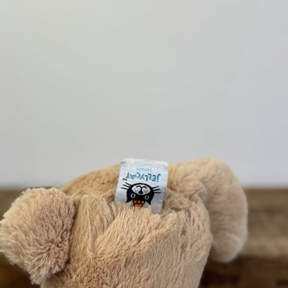Jellycat Bashful Honey Bear - Medium Bashful Bear Light Brown Bear 12"