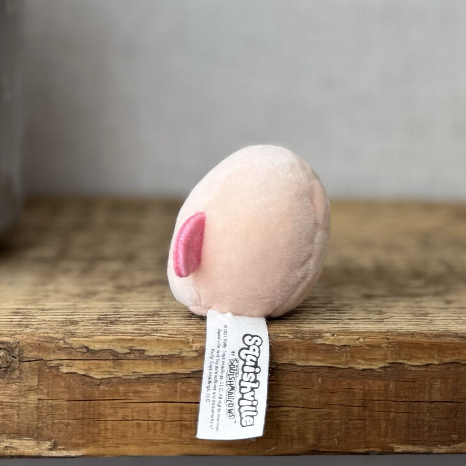 Squishmallow Squishville - Small Flamingo White & Pink Tiny Flamingo Bird 2"