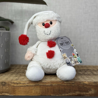 The Little White Company Beanie Santa - Jellycat Collaborative Christmas 10"