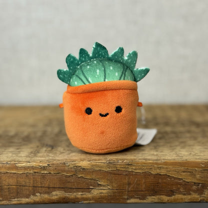 Squishmallow Micromallow - Oz The Succulent Plant Orange Mini Squish NWOT 