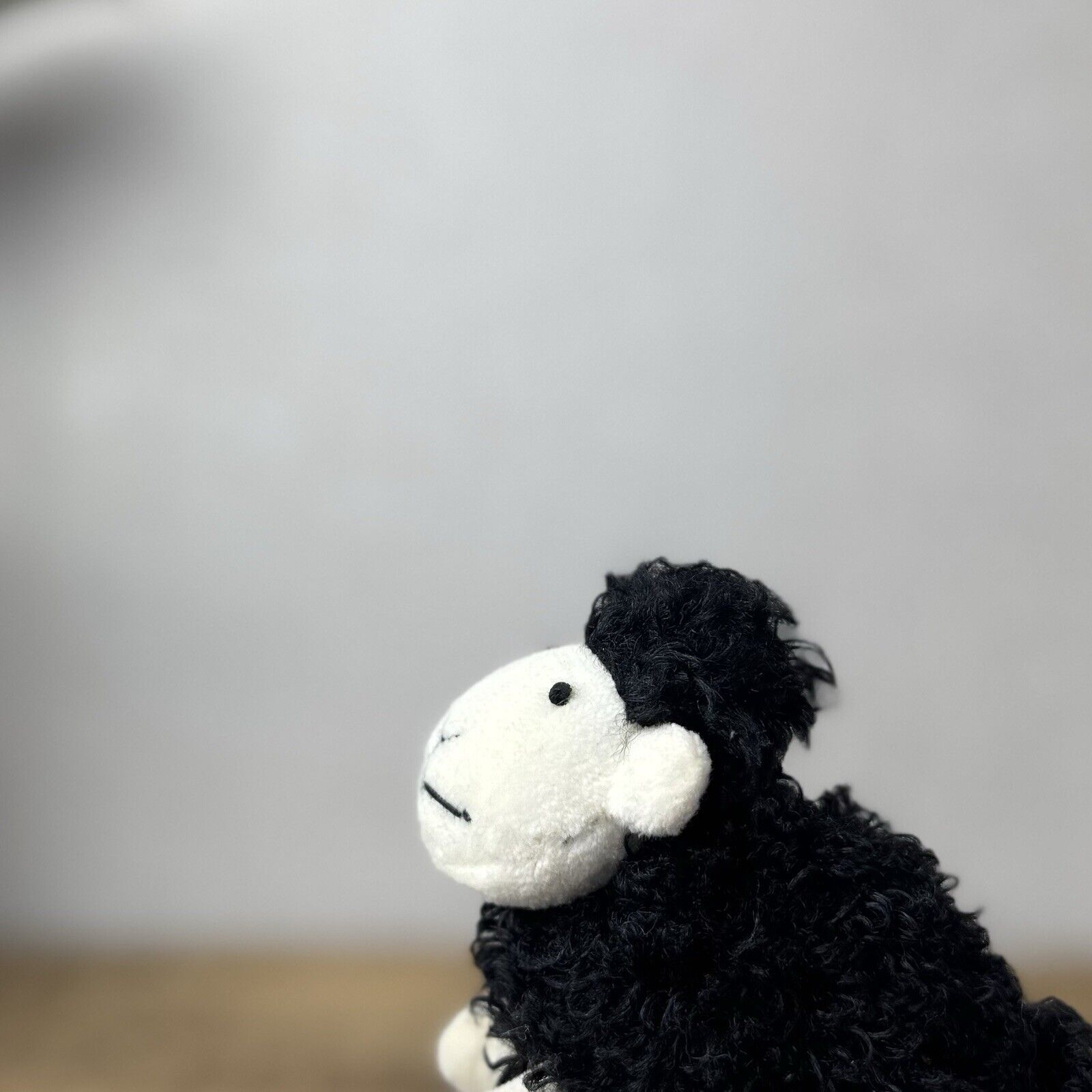 Jellycat Black Pocket Sheep - Tiny Black Sheep Soft Toy Beanie - Tiny Lamb 4”