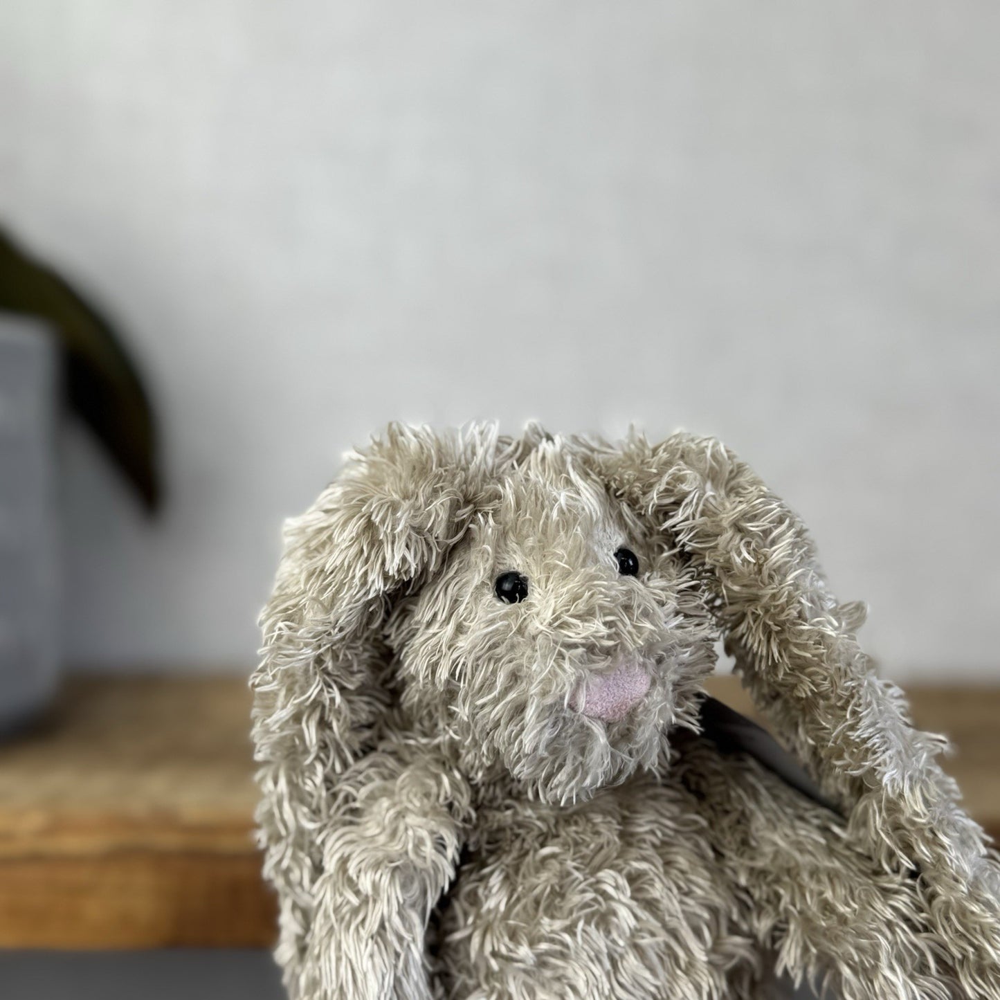 Jellycat Small Tumbler Bunny - Long Ear Beige Scruffy Bunglie Style Rabbit 7”