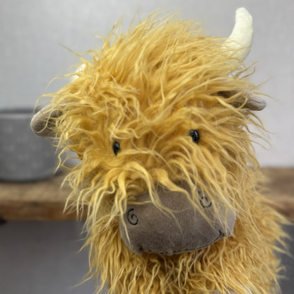 Jellycat Medium Special Truffles Highlands Cow -New With Tags 14”