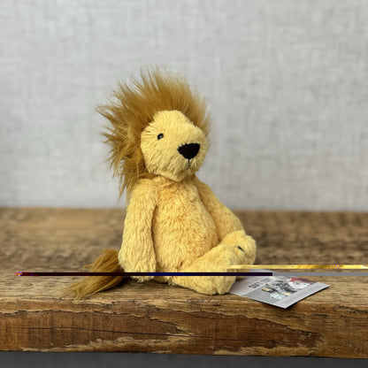 Jellycat Tiny Bashful Lion - Miniature Beanie Lion Retired Rare Small NWOT 6"