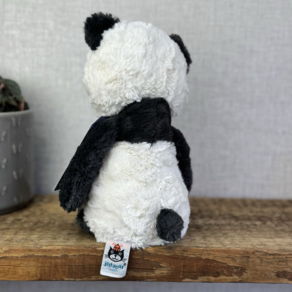 Jellycat Tuffet Panda - Panda Textured Beanie Plush Wild Animal Retired 12"