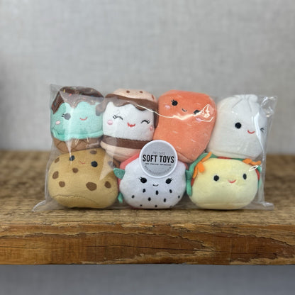 Squishmallow Squishville -Whats Cooking Squad (Mixed Food) x7 Bundle
