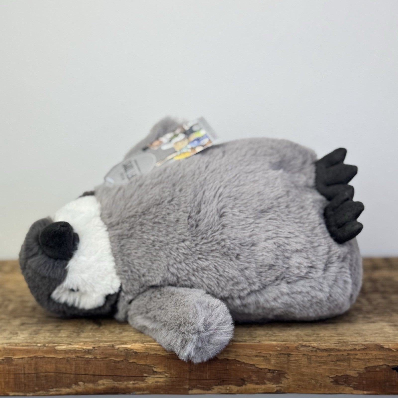 Jellycat Small Percy Penguin - Small Grey Fluffy Penguin Soft Toy Beanie 8"