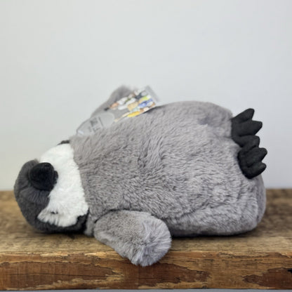 Jellycat Small Percy Penguin - Small Grey Fluffy Penguin Soft Toy Beanie 8"