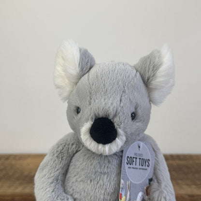 Jellycat Small Benji Koala - Small Super Soft Grey Koala Beanie Retired 11"