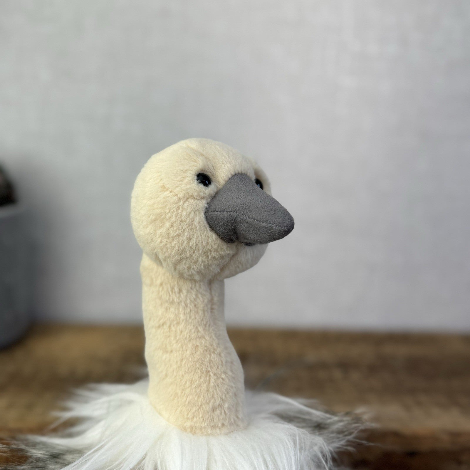 Aurora Luxe Boutique Sadira Ostrich - Fluffy Beanbag Plush 15”ZSL Collaboration
