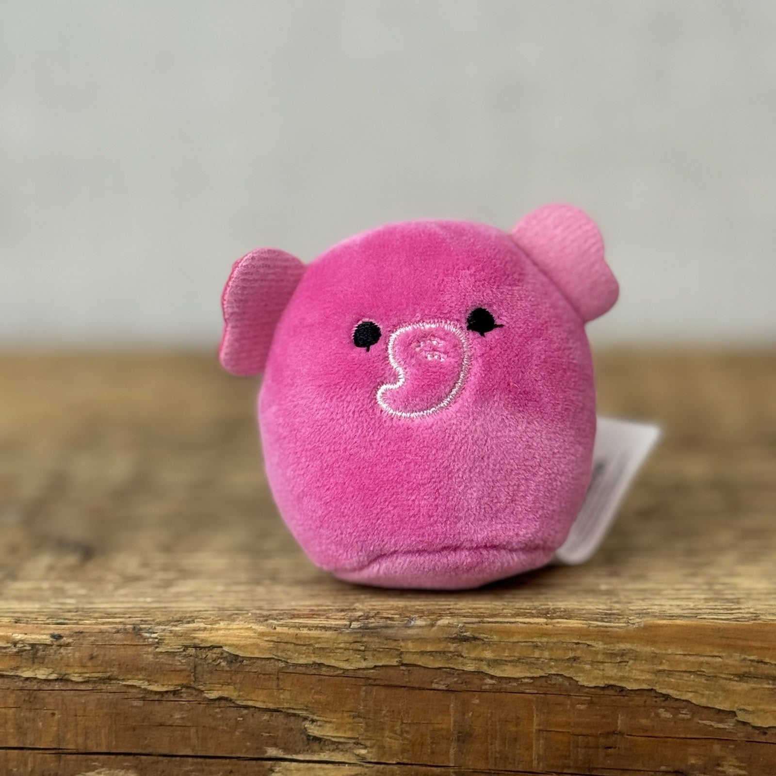 Squishmallow Squishville -Kyla Pink Elephant Mini Hot Pink (Multi Buy Discount)