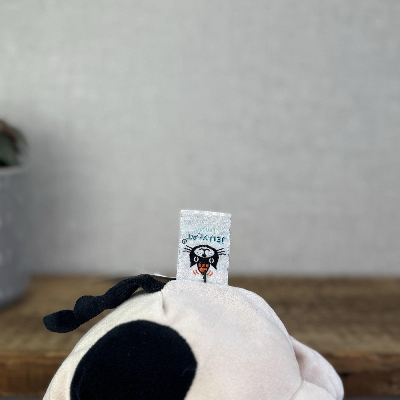 Jellycat Dozy Dou Cow - Floppy Beanie Cow Plush Retired Cream/Black 12"
