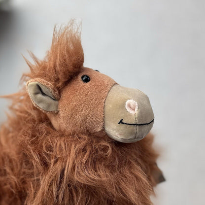 Jellycat Small Shaggy Pony - Small Standing Fluffy Hairy Pony Horse Vintage 5"