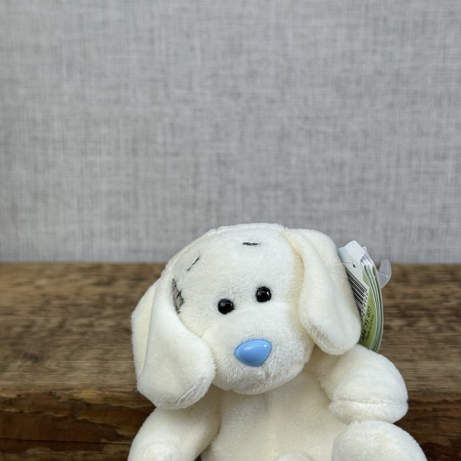 Blue Nose Friends Verity Dog #38 - Cream Mini Dog Plush Beanbag New With Tags