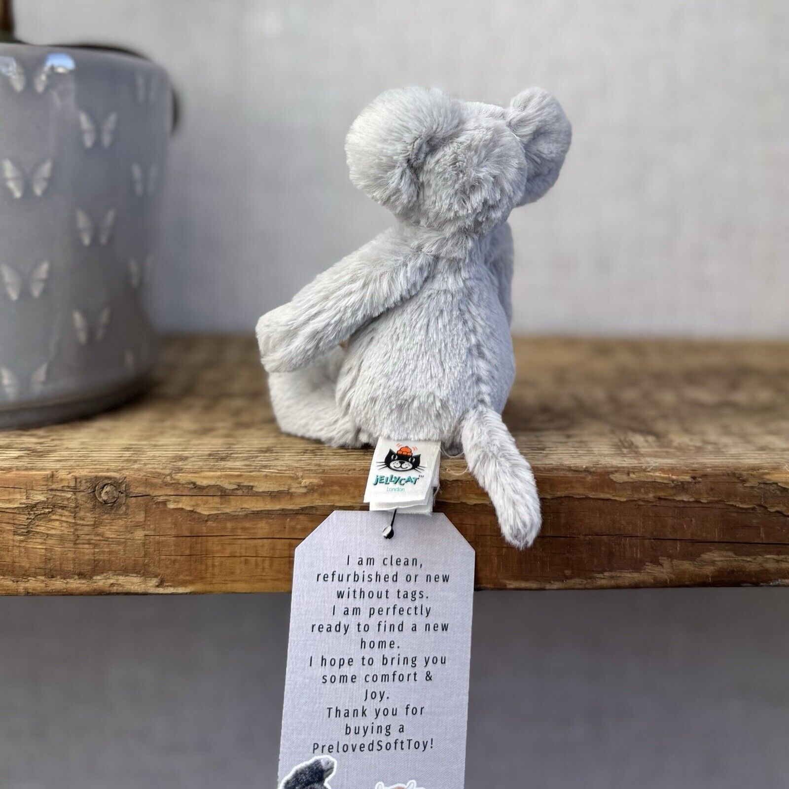 Jellycat Tiny Bashful Baby Blossom Mouse - Tiny Mouse Floral Ears Collectible 5"