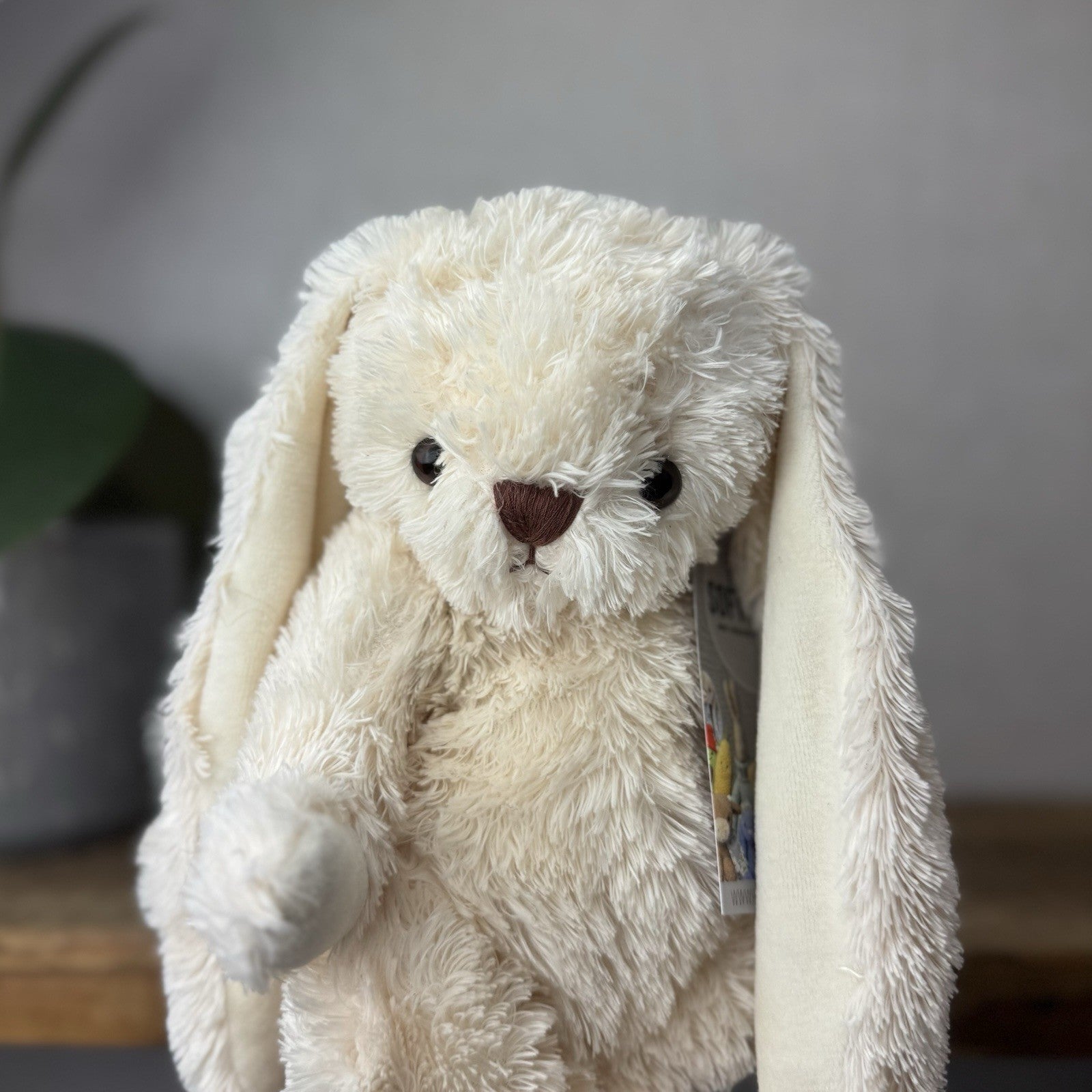 Barbara Bukowski - Vintage 3 Way Jointed Rabbit Floppy Beanie Bunny Long Ears