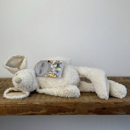 Jellycat Tickle Mouse - Cream Vintage Rare Mouse Beanie Soft Toy 12"