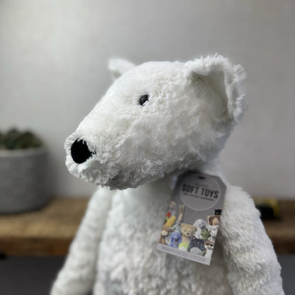 The Little White Company Huge Oscar Bear Pickles Beanie 23" (Jellycat Collab)