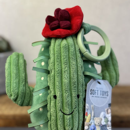Jellycat Amuseable Cactus Jitter Toy - Sensory Soft Toy Play Toy Plant Retired