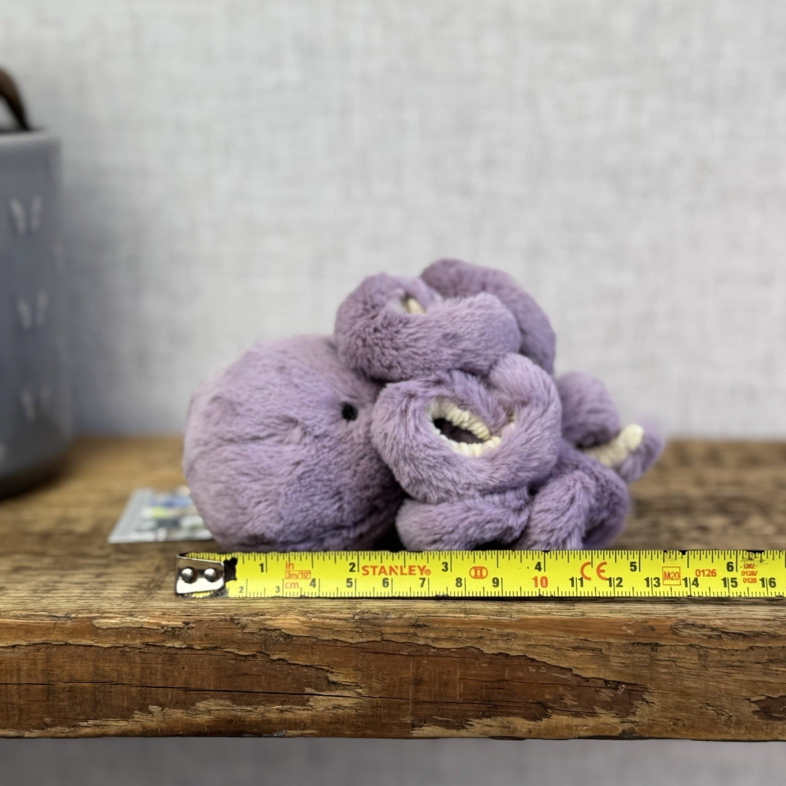 Jellycat Baby Maya Octopus - Mini Purple Octopus Plush Beanie Small Toy 5”