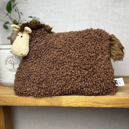 Jellycat Cushillow Horse - Pony/Horse Cushion - Curly Horse Pillow - RARE